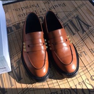 Balenciaga Leather Loafers